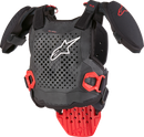 ALPINESTARS Youth A5 S v2 Chest Guard - Black/White/Red - S/M 6740224-123-S/M