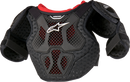 ALPINESTARS Youth Bionic Action Kickstart Chest Guard - Black/Red - 4/6 6740624-13-4/6