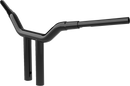 LA CHOPPERS One-Piece Kage Fighter Handlebar - 12" x 1-1/2" - Black LA-7343-12B