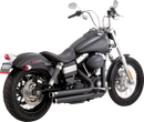 VANCE & HINES Big Shots Staggered Exhaust System - Matte Black 47958