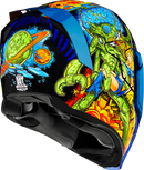 ICON Airflite™ Helmet Bugoid Blitz Blue 3XL with Fog-Free Shield and DropShield™