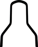 DRAG SPECIALTIES Square Sissy Bar - Black - 10.14" H x 8.75" W X08-0040GBS