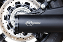 S&S CYCLE 2-into-1 Grand National Exhaust System - Black - Race Only 4111-266-R