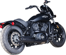 S&S CYCLE 2-into-1 Grand National Exhaust System - Black - Race Only 4111-266-R