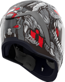 ICON Airform™ Helmet Kryola Kreep MIPS® Silver XS - Injection Molded Polycarbonate Shell with Venting System