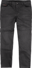 ICON Uparmor™ Covec® Jeans with D30® Ghost Knee Protectors – Black US 42, Part No. 2821-1482