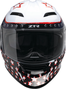 Z1R Jackal Helmet Patriot 3XL by Z1R – Red, White & Blue, Intermediate Oval Fit