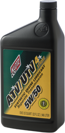 Klotz Oil ATV Synthetic 4T Engine Oil 5W-50 - 1 Quart for Off-Road ATVs and UTVs