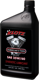 KLOTZ OIL V-Twin Synthetic Engine Oil 25W-60 - 1 Quart - KH-2560