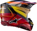 ALPINESTARS Supertech M10 Helmet - Era - MIPS® - Gloss Gold/Yellow/Rio Red - XS 8301223-5938-XS
