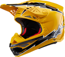 ALPINESTARS Supertech M10 Helmet - Ampress - MIPS® - Gloss Black/Yellow - Large 8300823-1414-L
