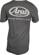 ARAI HELMETS Arai Helmet T-Shirt - Dark Heather Gray - Medium 121564