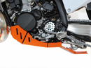 AXP Racing Xtrem Skid Plate for KTM SX 250 / XC 250 & 300 - Orange | Part AX1649