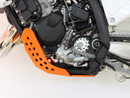AXP RACING Black HDPE Skid Plate for KTM 125 SX/XC and 150 XC-W - Part AX1669