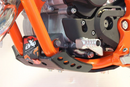 AXP Racing Black HDPE Skid Plate for Husqvarna, GasGas, and KTM - Part AX1528