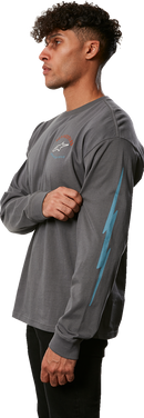 ALPINESTARS Full Face Long-Sleeve T-Shirt - Charcoal - 2XL 123371200182XL