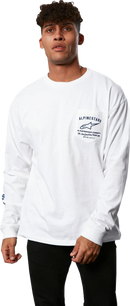 ALPINESTARS REP Long-Sleeve T-Shirt - White - Large 12337140020L