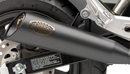 COBRA Bronze Tip Slip-On Muffler Grom 1137BZ - Black Powder-Coated Megaphone Body with Steel End Surrounds and Aluminum Bronze Cap