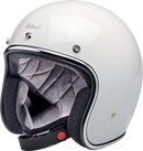 BILTWELL Bonanza Helmet - Gloss White - Medium 1001-164-203