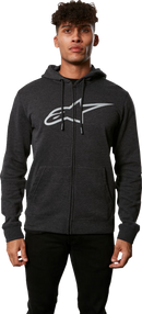 ALPINESTARS Ageless ll Zip Hoodie - Charcoal/Gray - Large 103853052177L