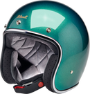 BILTWELL Bonanza Helmet - Metallic Catalina Green - Small 1001-358-202