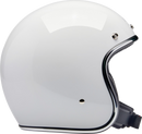 BILTWELL Bonanza Helmet - Gloss White - Medium 1001-164-203