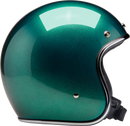 BILTWELL Bonanza Helmet - Metallic Catalina Green - Small 1001-358-202
