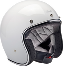 BILTWELL Bonanza Helmet - Gloss White - Medium 1001-164-203