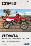 CLYMER Manual - Honda - XR600R / XR650L CM221