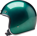BILTWELL Bonanza Helmet - Metallic Catalina Green - Small 1001-358-202