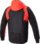 ALPINESTARS MSE Hybrid Hooded Jacket - Black/Red - 2XL 4201824-1463-2X