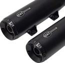 S&S CYCLE Grand National Slip-On Mufflers - Black - Race Only 4110-266-R