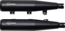 S&S CYCLE Grand National Slip-On Mufflers - Black - Race Only 4110-266-R