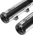 S&S CYCLE Grand National Slip-On Mufflers - Chrome - Race Only 4110-156-R