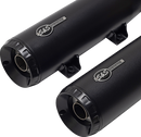 S&S CYCLE Grand National Slip-On Mufflers - Black - 50-State 4110-266