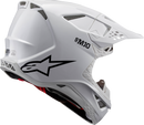 ALPINESTARS Supertech M10 Helmet - Solid - MIPS® - Gloss White - XS 8300323-2180-XS
