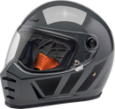 BILTWELL Lane Splitter Helmet - Storm Gray Inertia - Small 1004-569-502