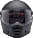 BILTWELL Lane Splitter Helmet - Flat Black - Medium 1004-201-503