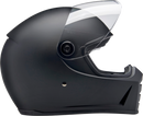 BILTWELL Lane Splitter Helmet - Flat Black - Medium 1004-201-503