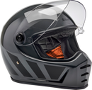 BILTWELL Lane Splitter Helmet - Storm Gray Inertia - Small 1004-569-502