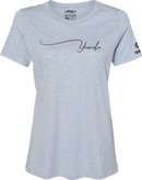 FACTORY EFFEX Women's Yamaha Signature T-Shirt - Light Heather Blue - Large 27-87244