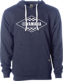 FACTORY EFFEX Yamaha Diamond Pullover Hoodie - Navy - Large 27-88204