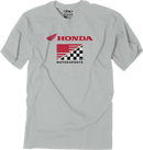 FACTORY EFFEX Honda Flag T-Shirt - Light Gray - Medium 27-87312
