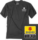 FACTORY EFFEX Suzuki Starting Line T-Shirt - Heather Charcoal - Medium 27-87402