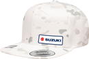 FACTORY EFFEX Suzuki Snapback Hat - Camo White 27-86406