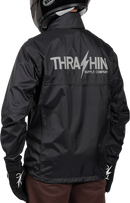 THRASHIN SUPPLY CO. Mission WP Rain Jacket - Black - 3XL TMJ-15-13