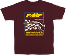 FMF Metalworks Maroon T-Shirt - Size Large SU24118901MRNLG