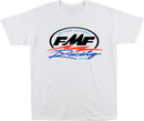 FMF Racing Zip T-Shirt - White - Medium by FMF with Graphic Design