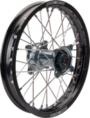 MOOSE OFFROAD Wheel Assembly - SX-1 - Complete - Rear - Black Wheel/Gray Hub - 16x1.85 - SX/TC 85 MR-18516-BKGY