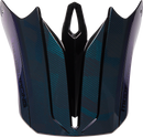 MOOSE OFFROAD F.I. MIPS® Visor Kit - Agroid Camo - Iridescent Blue 0132-1576